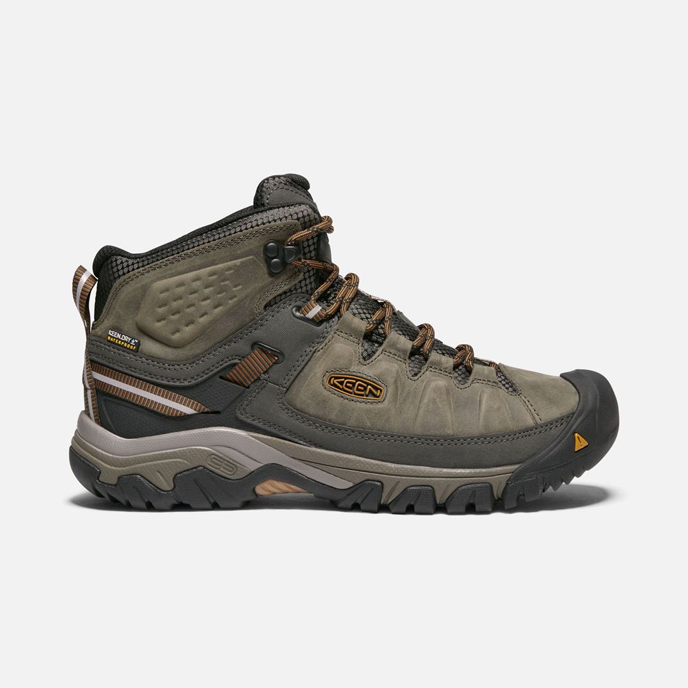 Cizme Keen Romania Barbati Masline Verzi/Negrii Targhee Iii Waterproof Mid Wide 7934-JRIBA